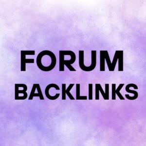 30 Forum Backlinks